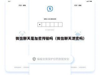 微信聊天是加密传输吗（微信聊天泄密吗）