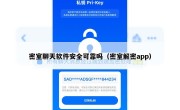 密室聊天软件安全可靠吗（密室解密app）