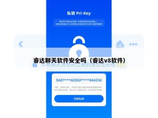 睿达聊天软件安全吗（睿达v8软件）