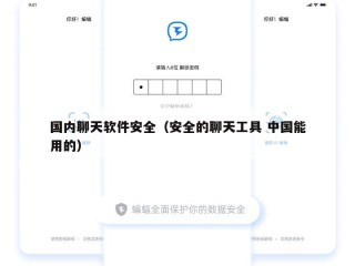 国内聊天软件安全（安全的聊天工具 中国能用的）
