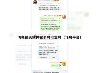 飞鸟聊天软件安全吗可靠吗（飞鸟平台）